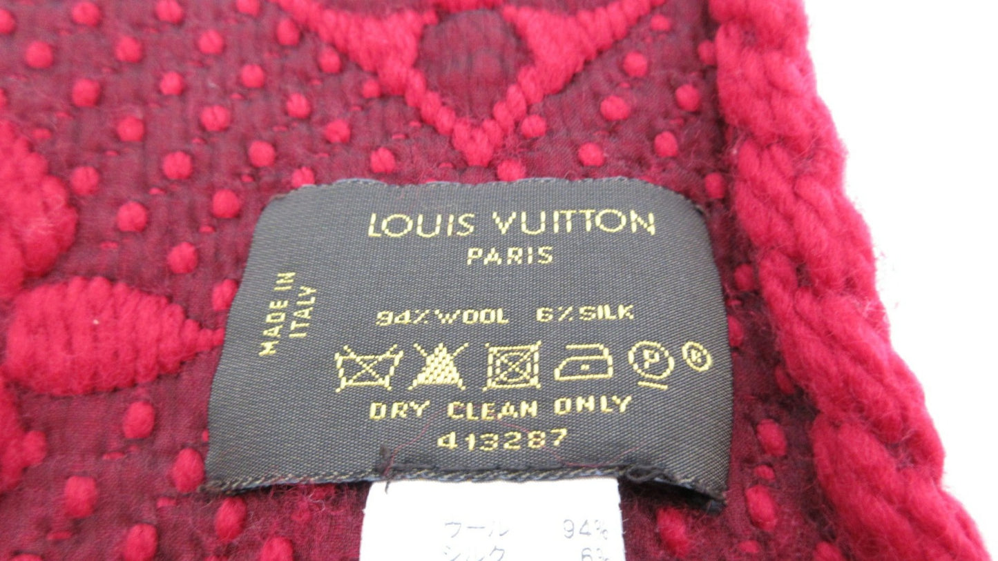 Louis Vuitton Echarpe Logomania Scarf 413287 Wool/Silk