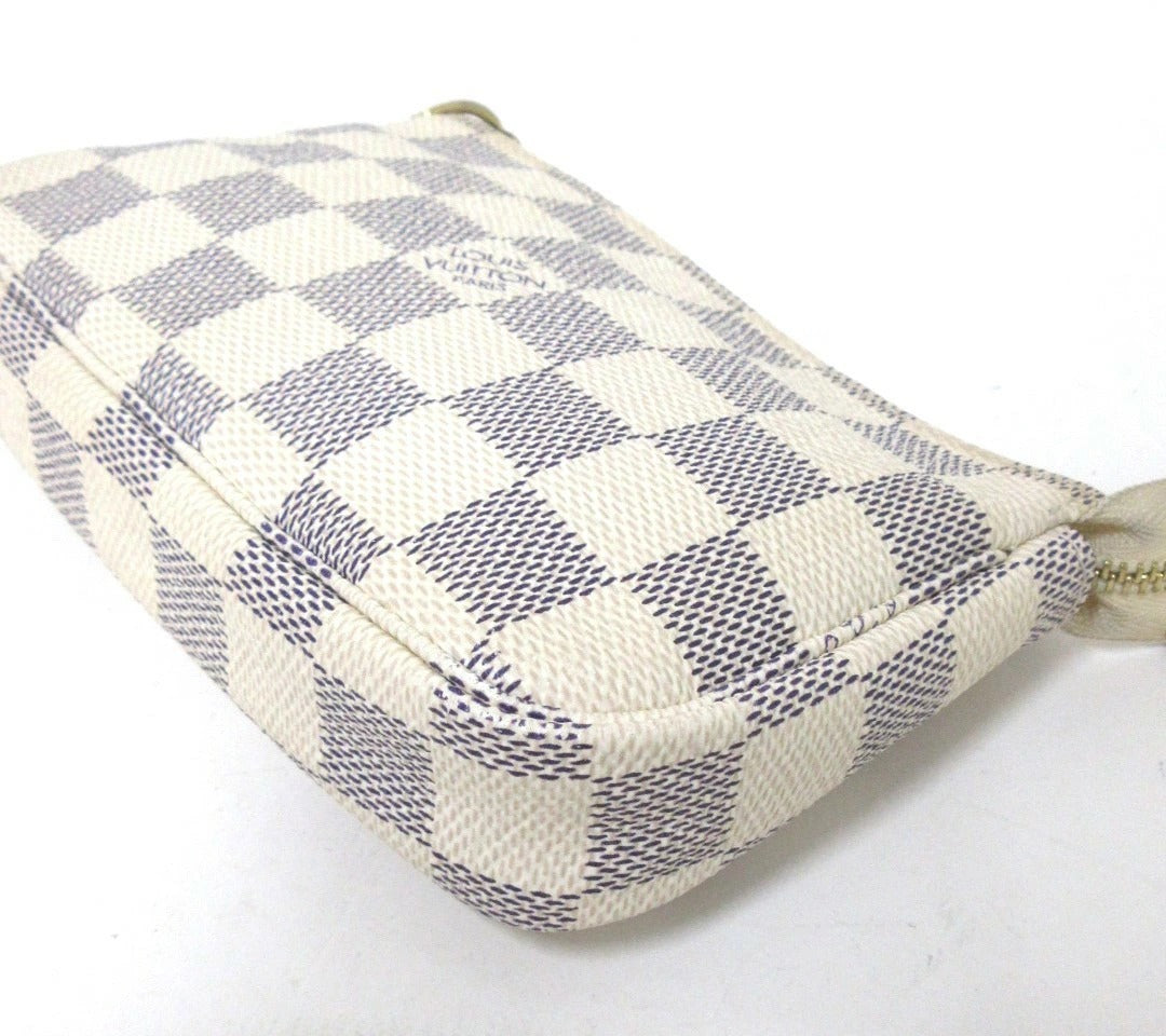 Louis Vuitton Damier Azur Mini Pochette Accessoires N58010 Mini Pouch