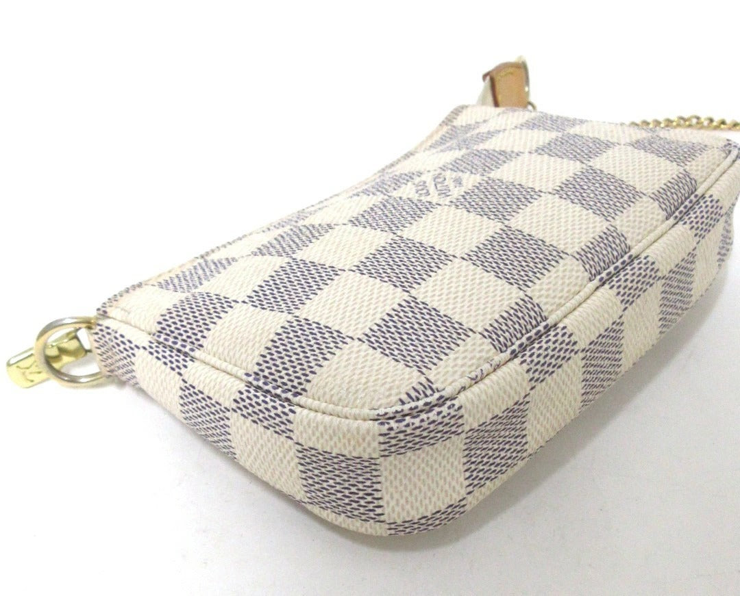 Louis Vuitton Damier Azur Mini Pochette Accessoires N58010 Mini Pouch