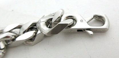 Louis Vuitton Chain Bracelet Monogram Bracelet L M00856 Silver Metal