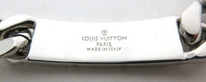 Louis Vuitton Chain Bracelet Monogram Bracelet L M00856 Silver Metal