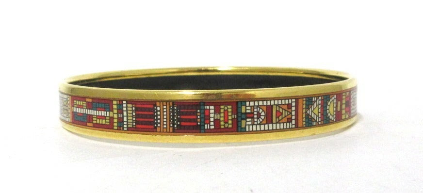 Hermès Emaille Bangle PM Bracelet