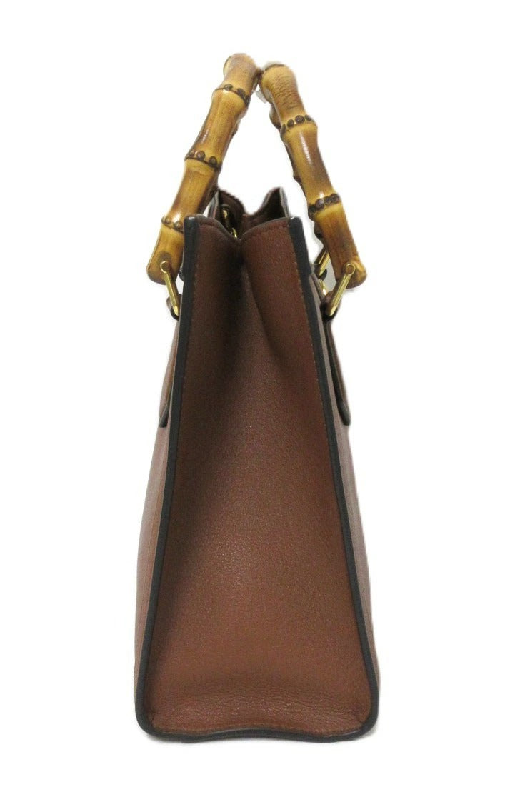 Gucci Bamboo Diana Leather 2-Way Handbag 600195