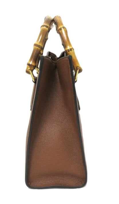 Gucci Bamboo Diana Leather 2-Way Handbag 600195