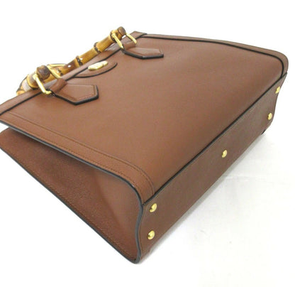 Gucci Bamboo Diana Leather 2-Way Handbag 600195