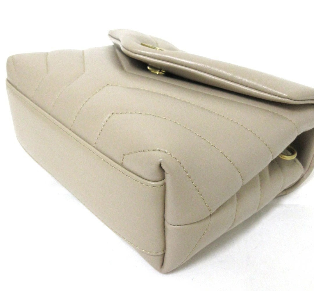 Yves Saint Laurent Paris Loulou Leather Shoulder Bag 678401