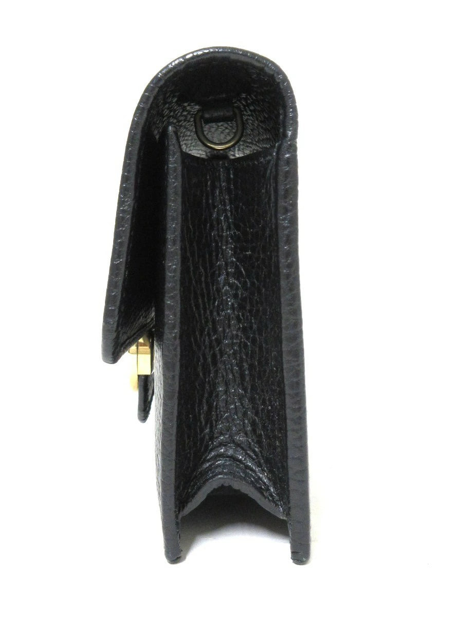 Gucci Interlocking G Leather Chain Wallet 615523