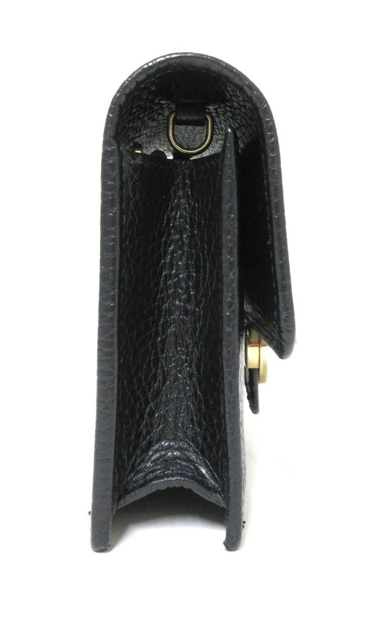 Gucci Interlocking G Leather Chain Wallet 615523