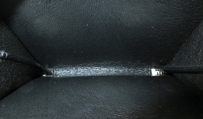 Yves Saint Laurent Paris V-stitch YSL logo leather compact wallet 403723