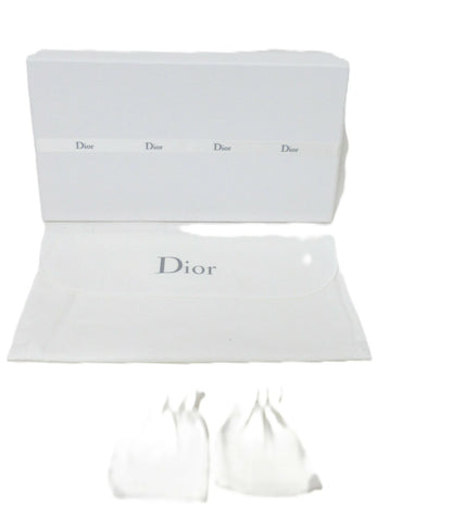 Christian Dior Cannage Leather Chain Wallet with Logo Charm