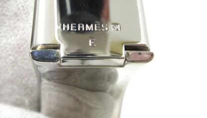Hermes Clic Clac H Wide GM Bangle Yellow Green/Silver Bracelet