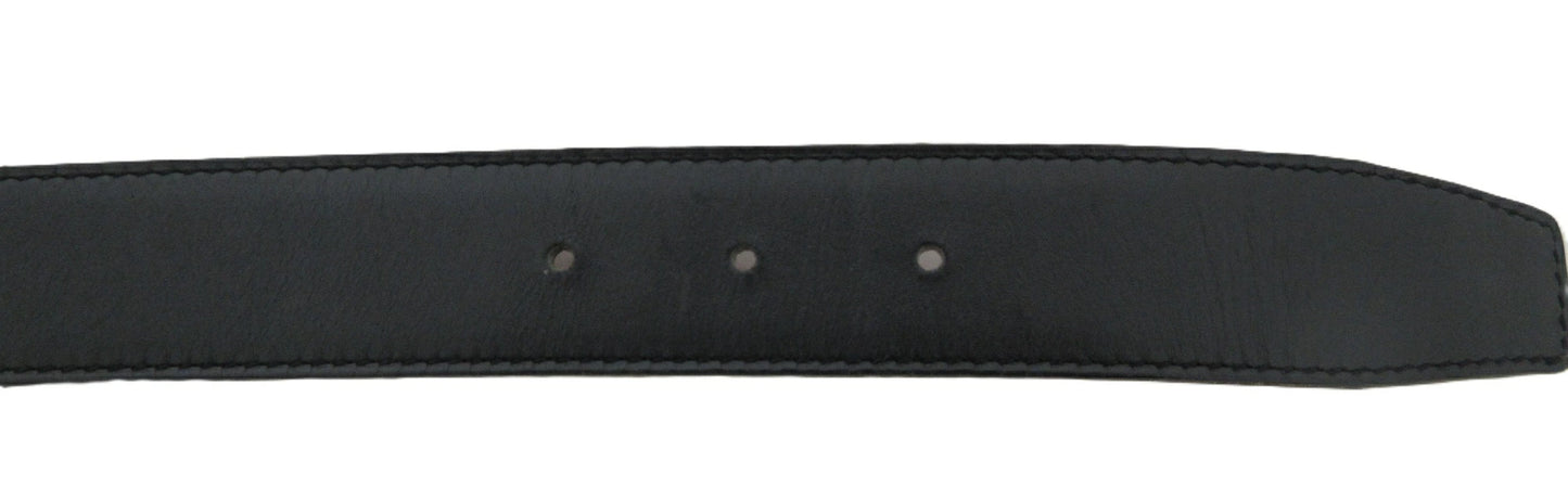 Herrmes Constance Reversible H-belt, size 85, black/brown/gold