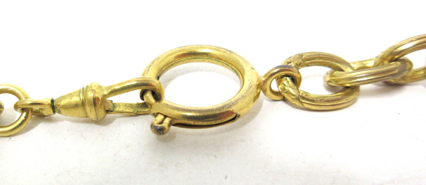 Chanel Vintage Coco Mark Necklace, Gold