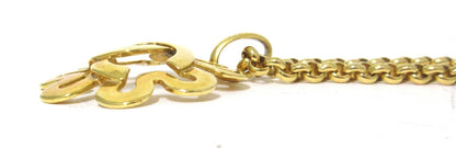 Chanel Coco Mark Necklace, Gold Metal, 95P