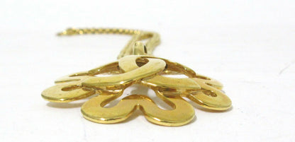 Chanel Coco Mark Necklace, Gold Metal, 95P