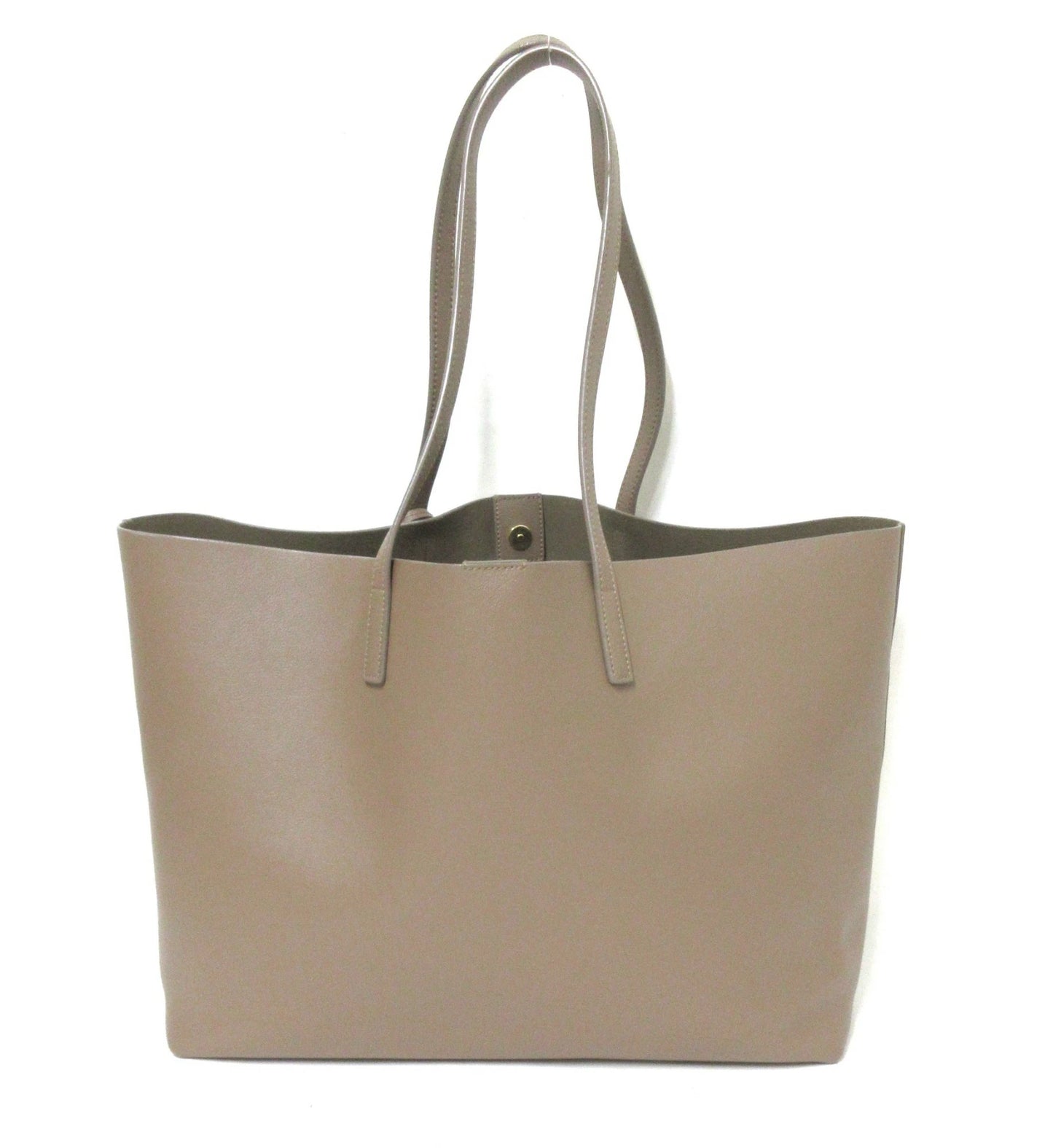 Yves Saint Laurent Paris Sac Shopping Leather Tote Bag 394195