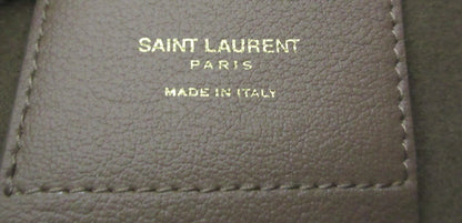 Yves Saint Laurent Paris Sac Shopping Leather Tote Bag 394195